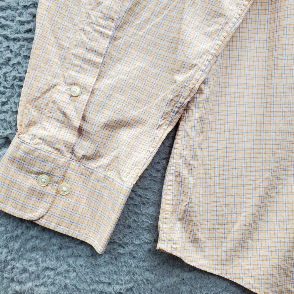 Polo by Ralph Lauren Dress Shirt Men's 17.5 Multi Plaid Regent Custom Fit Collar